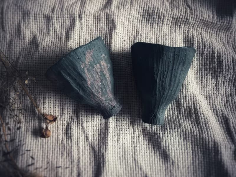 宴會盛放茶酒花杯・品茶杯・小酒杯・對杯  / 沼澤藍 /