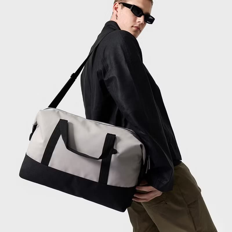 Gaston Luga Dash Duffel 休閒行李袋-灰褐色【現貨】