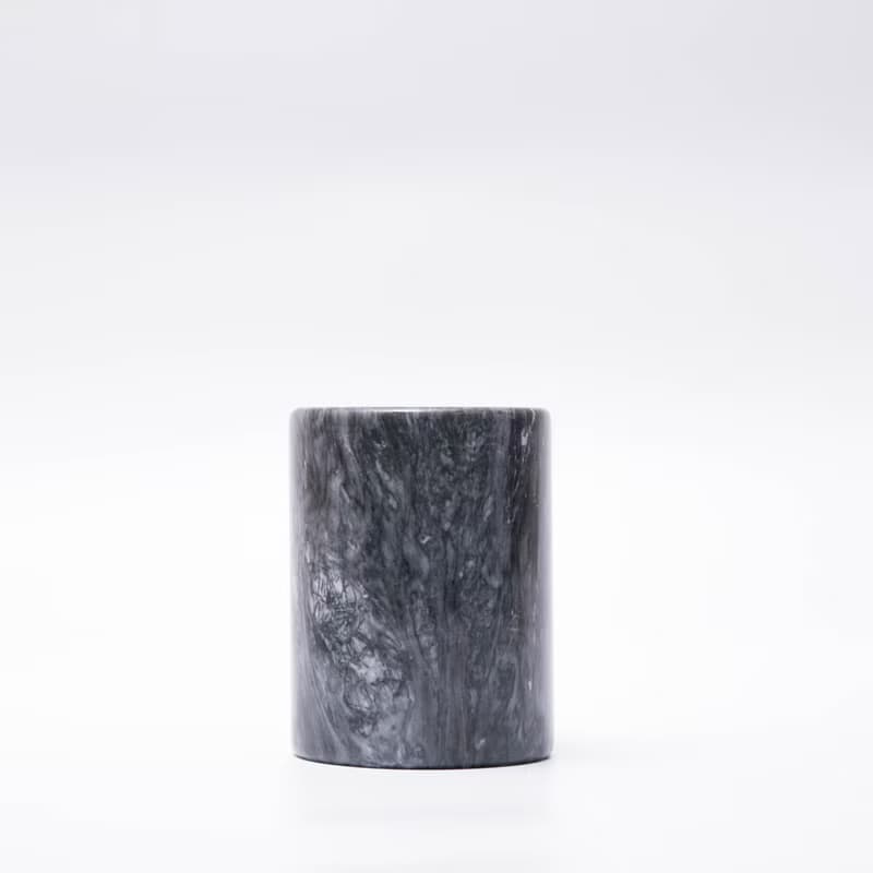 【奇鈺家居】大理石直身工具罐 / 置物罐 / 筆筒  (大)