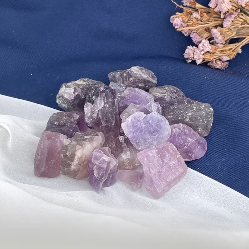 【MU工坊】紫瑩石擴香石/水晶擴香燈/碎石/室內香薰/淨化小夜燈