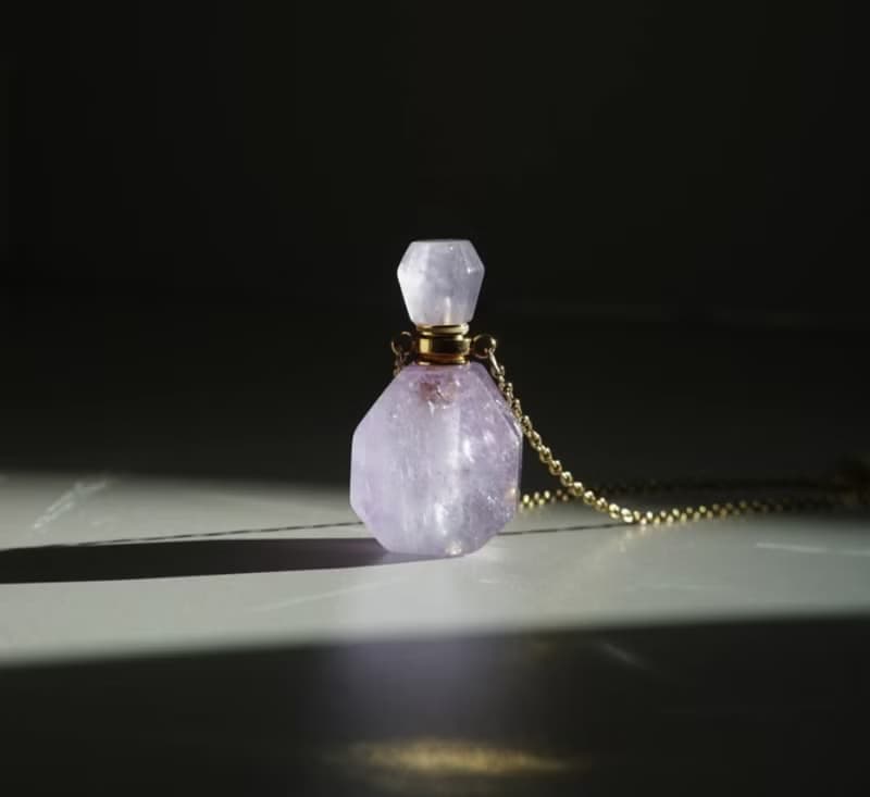 魔法瓶  寶石香水瓶吊墜項鏈