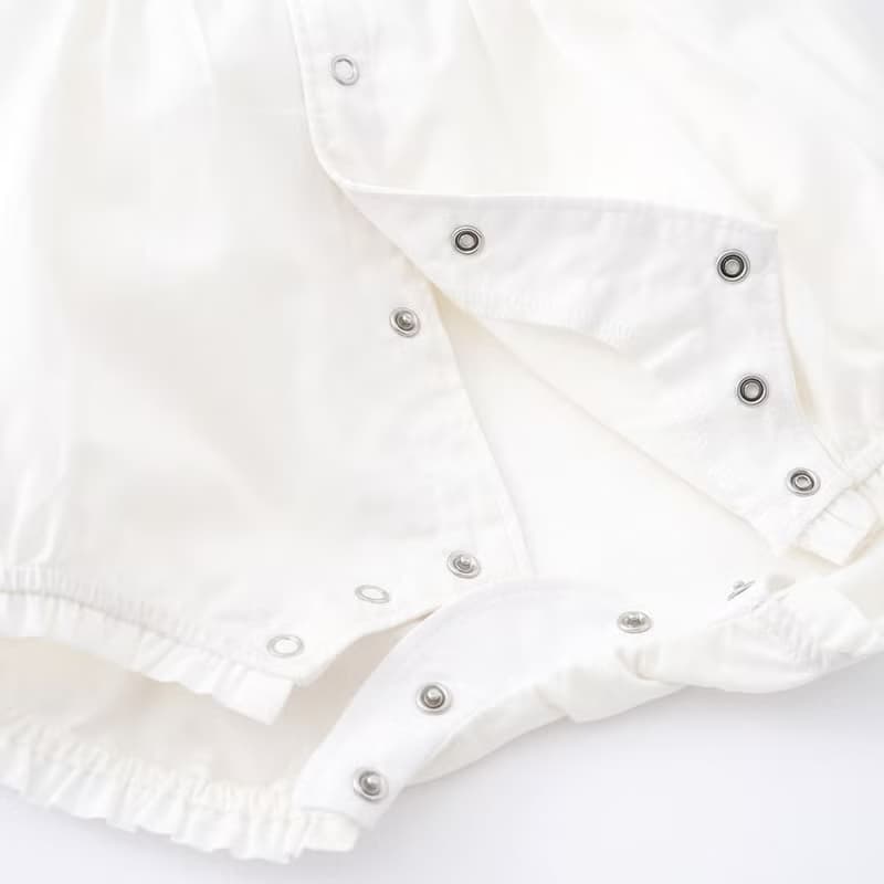 【女寶圍兜兜&包屁衣60cm禮盒】1-4個月 有機棉 滿月禮