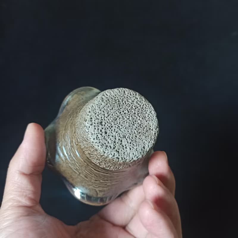 柴燒茶葉濾杯自然落灰火痕金銀彩鶯歌職人精心手作