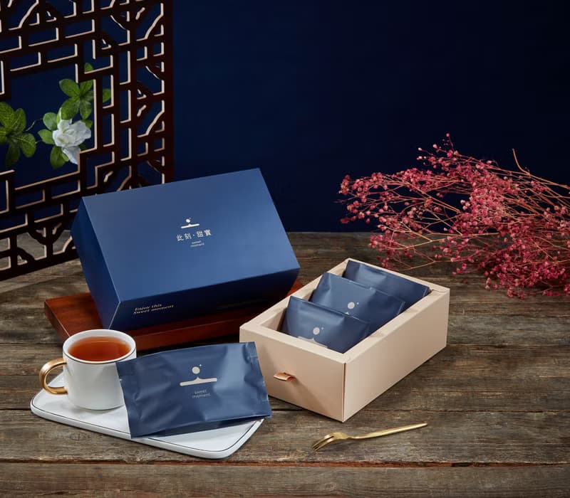 焦糖冰心蝴蝶酥-3入裝禮盒 (附提袋)