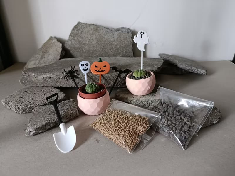 不給兜就搗蛋-泥盆種植體驗材料包