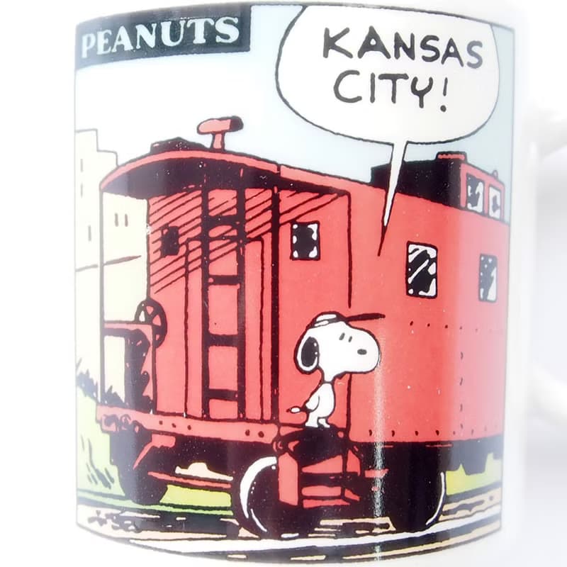Snoopy抵達Kansas City紀念馬克杯【Hallmark-Peanuts 史努比】