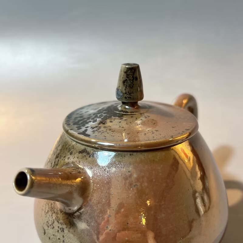 柴燒古樸金彩茶壺 / 古典茶壺 / 小平凡手作