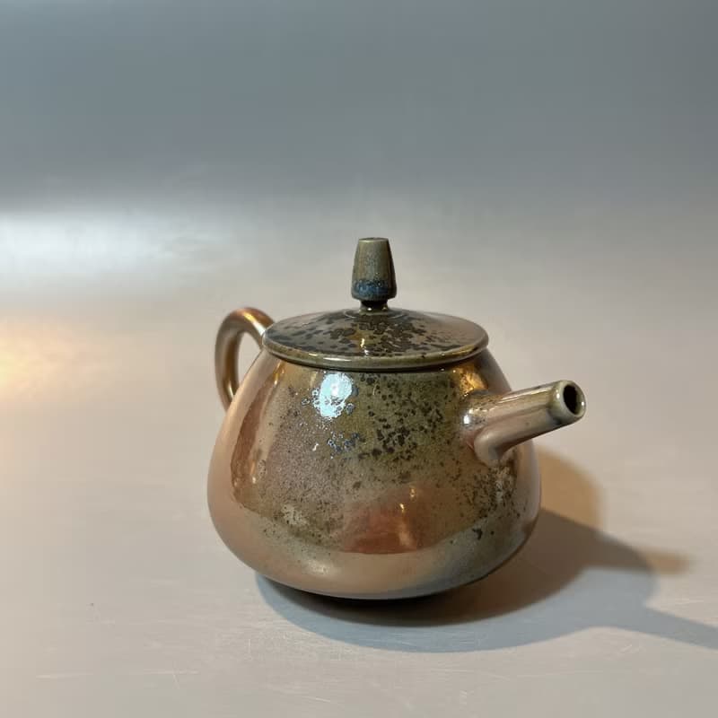 柴燒古樸金彩茶壺 / 古典茶壺 / 小平凡手作