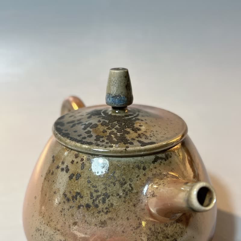 柴燒古樸金彩茶壺 / 古典茶壺 / 小平凡手作