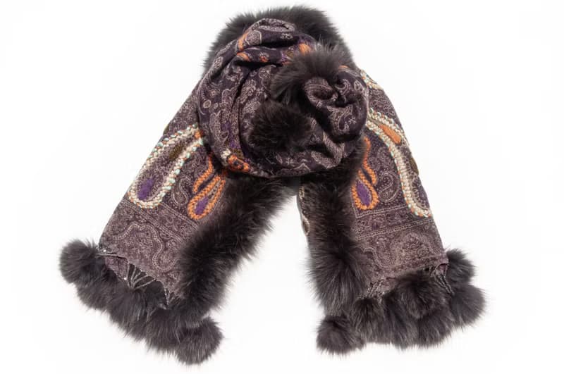 喀什米爾Cashmere/水煮羊毛披肩/針織圍巾/刺繡圍巾/羊絨披巾-花