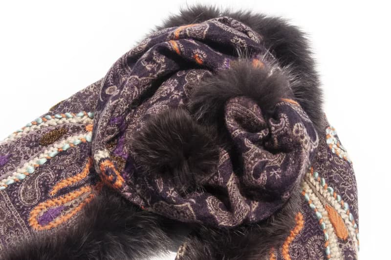 喀什米爾Cashmere/水煮羊毛披肩/針織圍巾/刺繡圍巾/羊絨披巾-花