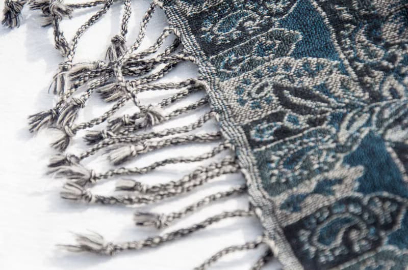 羊絨毯 刺繡毛毯 羊毛蓋毯 保暖披肩 針織毯 刺繡羊毛披肩/針織蓋毯/刺繡圍巾/羊絨披巾/喀什米爾Cashmere-花朵