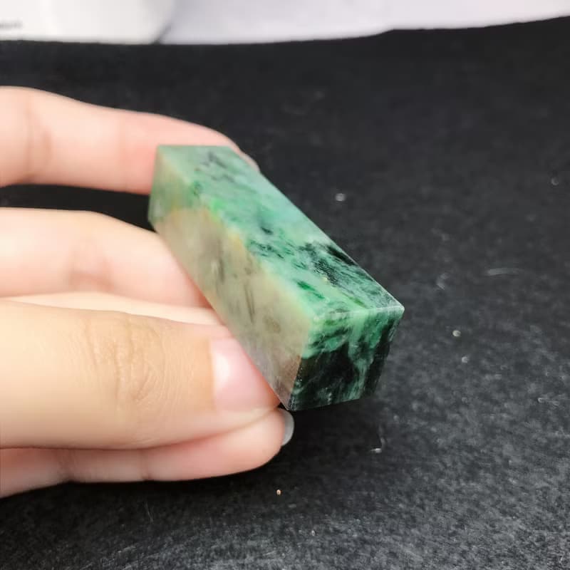 花青翡翠印章| 天然緬甸玉A貨翡翠 | 送禮