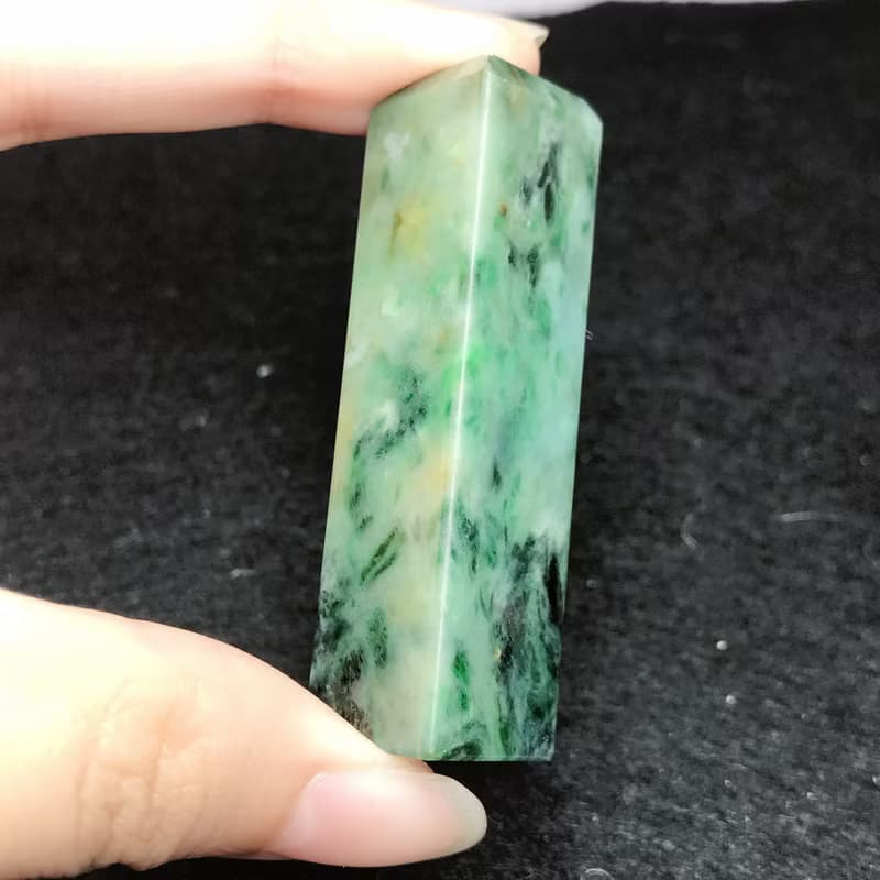花青翡翠印章| 天然緬甸玉A貨翡翠 | 送禮