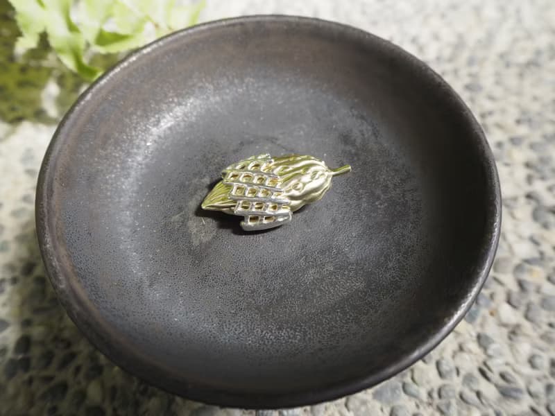 。植被之上。NO.15 苦瓜不苦但美美的 項鍊/925銀/黃銅