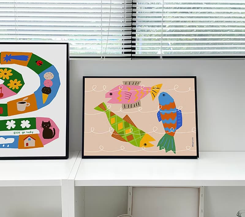 Art print/ Fish / Illustration poster A3,A2