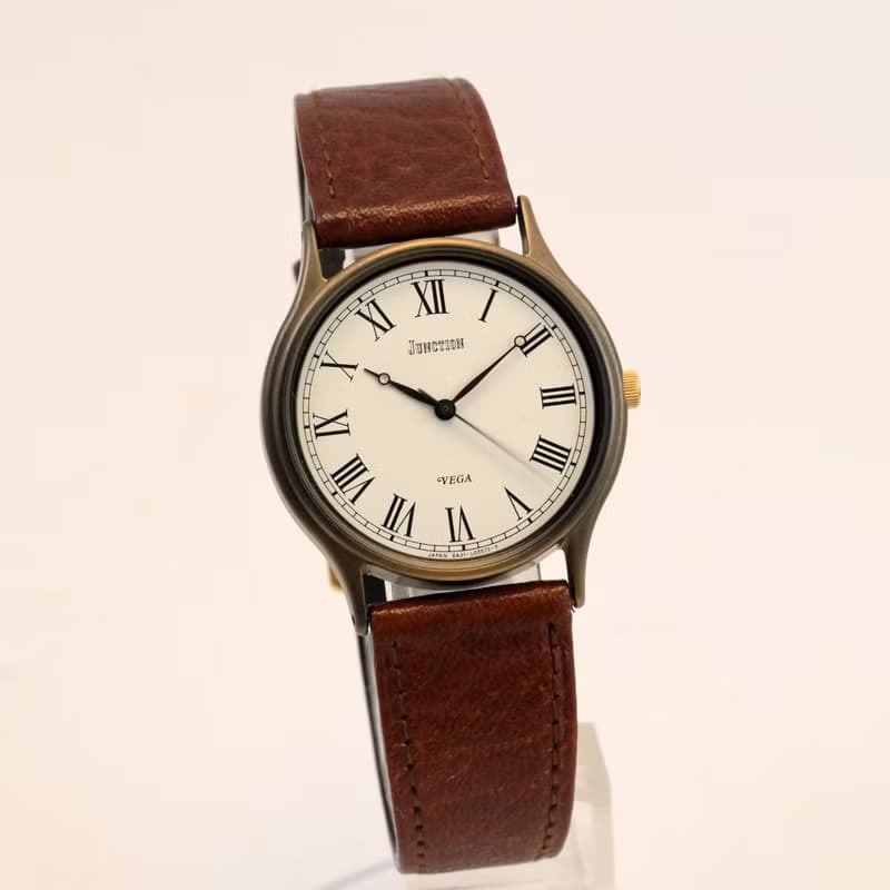CITIZEN シチズン JUNCTION VEGA 32mm/ Beige dial Unisex QUARTZ Cal.6A31 男性 女性  手錶 古董錶