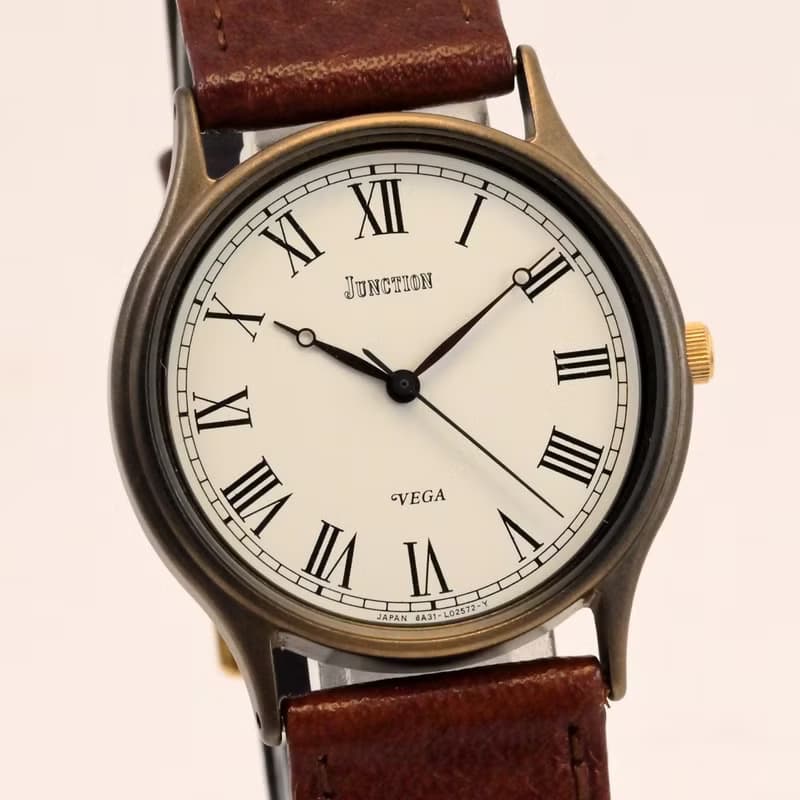 CITIZEN シチズン JUNCTION VEGA 32mm/ Beige dial Unisex QUARTZ Cal.6A31 男性 女性  手錶 古董錶