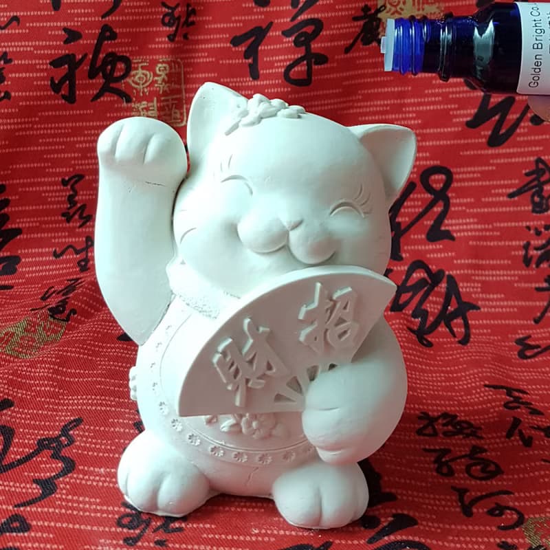豐潤圓滿招財猫擴香石  盈滿招財猫 擴香 居家香氛 新年 禮