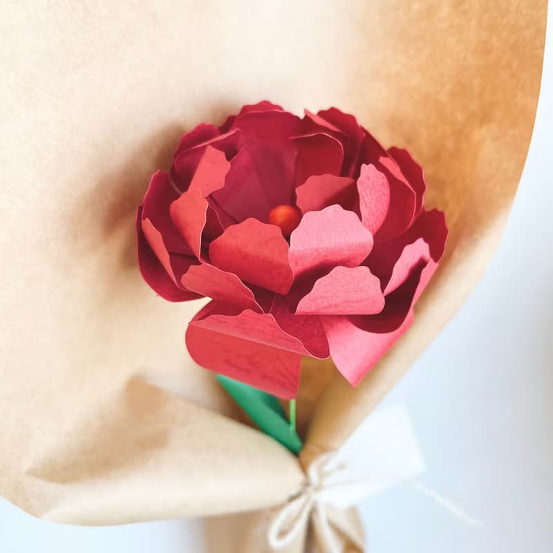 【紙花束】紙雕材料包