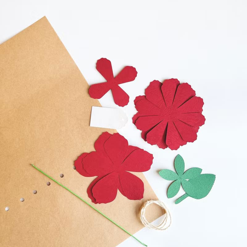 【紙花束】紙雕材料包