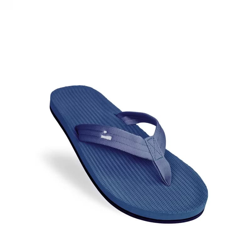 【春夏新品】indosole 環保拖鞋 Easy Living  深海藍 男