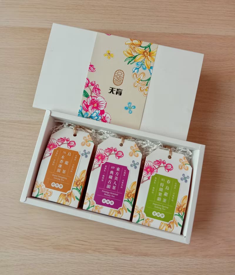【天育】傳遞祝福的台灣茶禮_可任選3茶品 企業禮贈優選 茶包