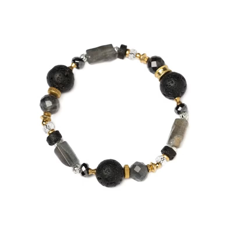 創作者 l 火山岩藍光拉長石手鍊 C1717