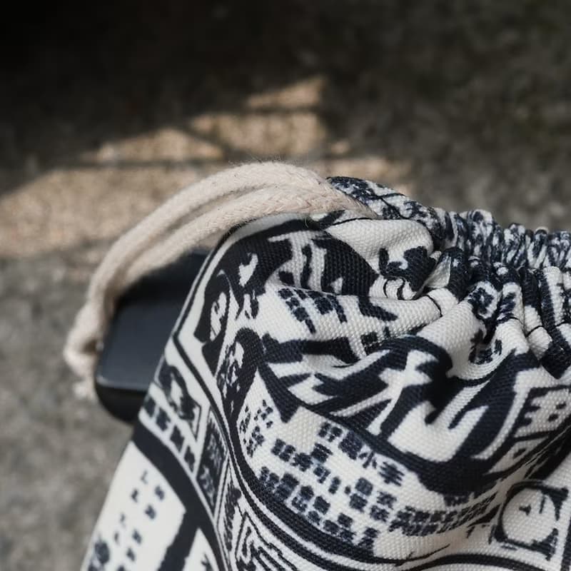 懷舊束口袋 Drawstring Bag-老廣告