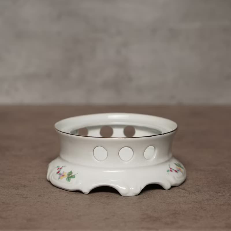 波蘭Wawel玫瑰浮雕雙人茶具組含溫茶器/茶杯組