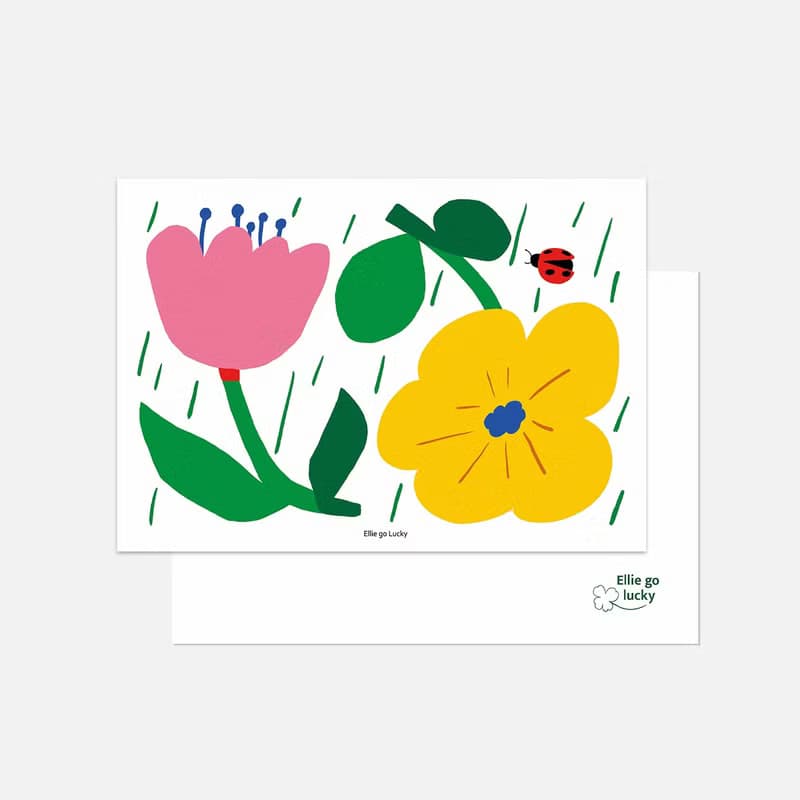 Illustration Postcard C-set 12 pieces