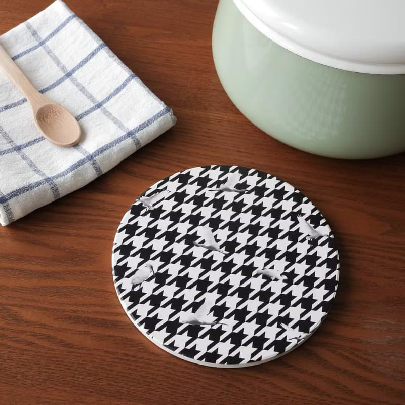 【錦源興】千鳥陶瓷防滑鍋墊 l 隔熱墊 止滑墊 圓形鍋墊 新居賀禮