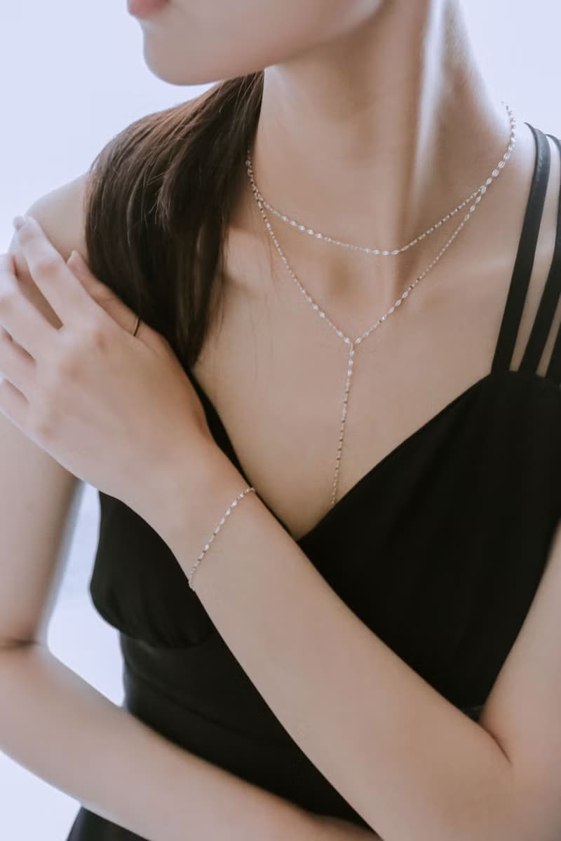 SV925 復古蕾絲鍊choker Y字長鍊 雙層項鍊組 唇鍊 咖啡豆鍊
