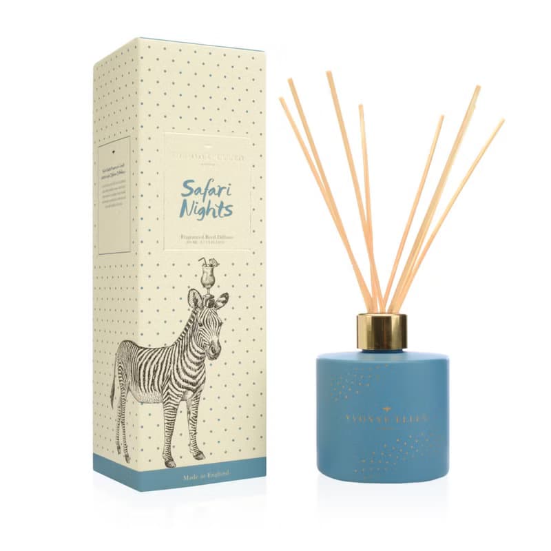 【Portmeirion】Yvonne Ellen | 動物饗宴 200ml 擴香禮盒 斑馬