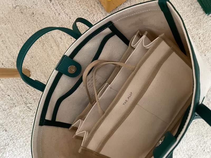 韓國 The Ally | INNER BAG內袋(大) | 米/黑 |適合Blair Bag使用