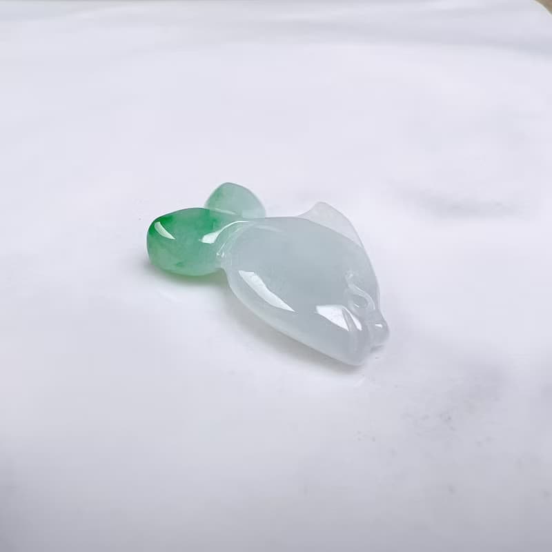 冰飄陽綠翡翠小魚 | 天然緬甸A貨翡翠 | 送禮