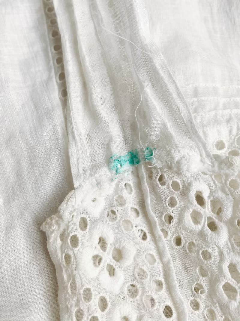 【好日戀物】德國帶回vintage古董手工刺繡鏤空蕾絲圖紋圍裙