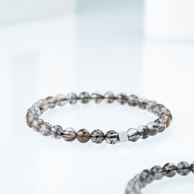 透體黑銅鈦 | 能量水晶手串 | 5.5-6.5mm