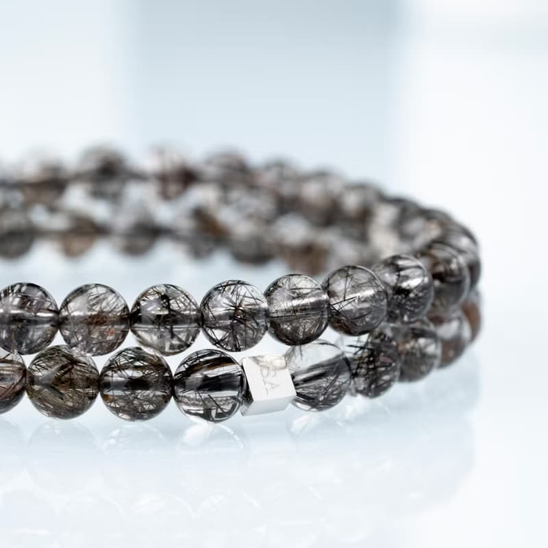 透體黑銅鈦 | 能量水晶手串 | 5.5-6.5mm