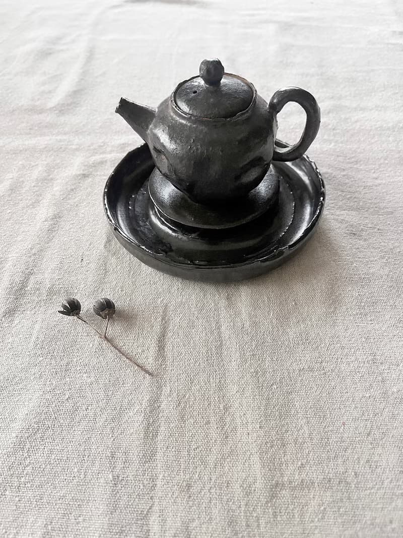 凹凸 茶盤 壺承 陶盤 | 陶器皿