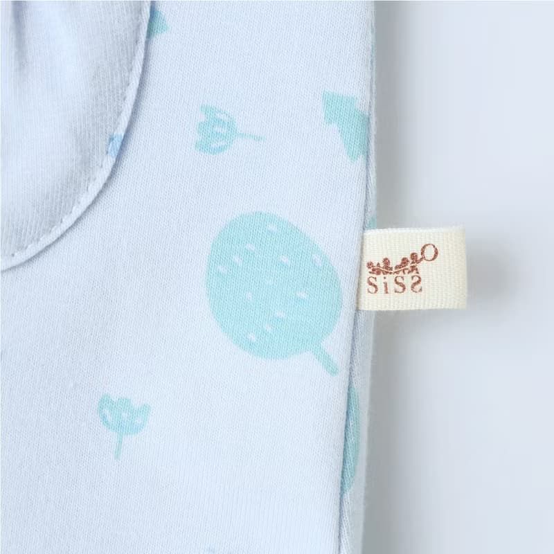 【SISSO有機棉】北歐小兔好好穿兩用式兔裝(小藍) 3M 6M
