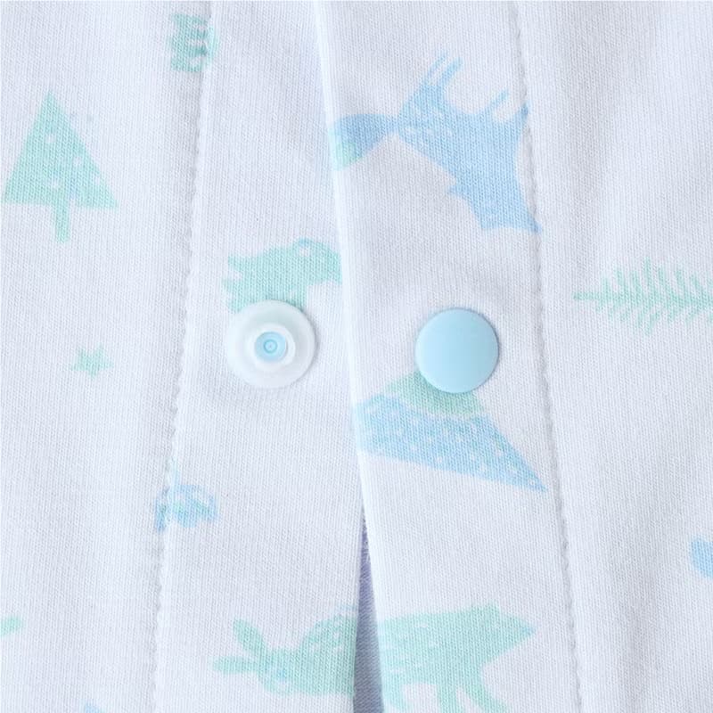 【SISSO有機棉】北歐小兔好好穿兩用式兔裝(小藍) 3M 6M