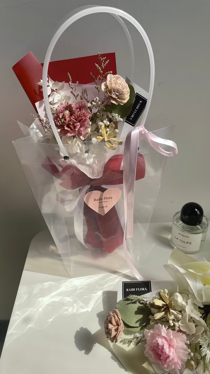 金箔康乃馨 母親節康乃馨花束 母親節乾燥花束 永生花束 4色