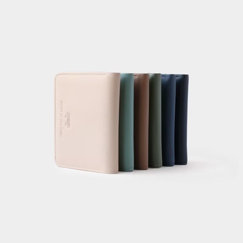 pinsel mini wallet : toasted almond