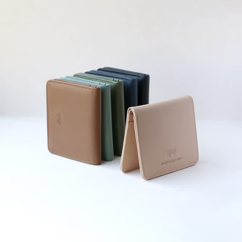 pinsel mini wallet : toasted almond