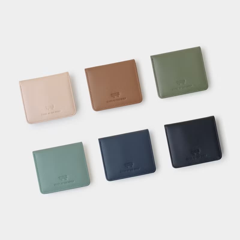 pinsel mini wallet : toasted almond