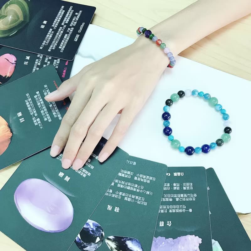 【體驗】寶石占卜許願手鍊 天然石 蛇年 轉運 心靈探索 水晶【 1人成團】