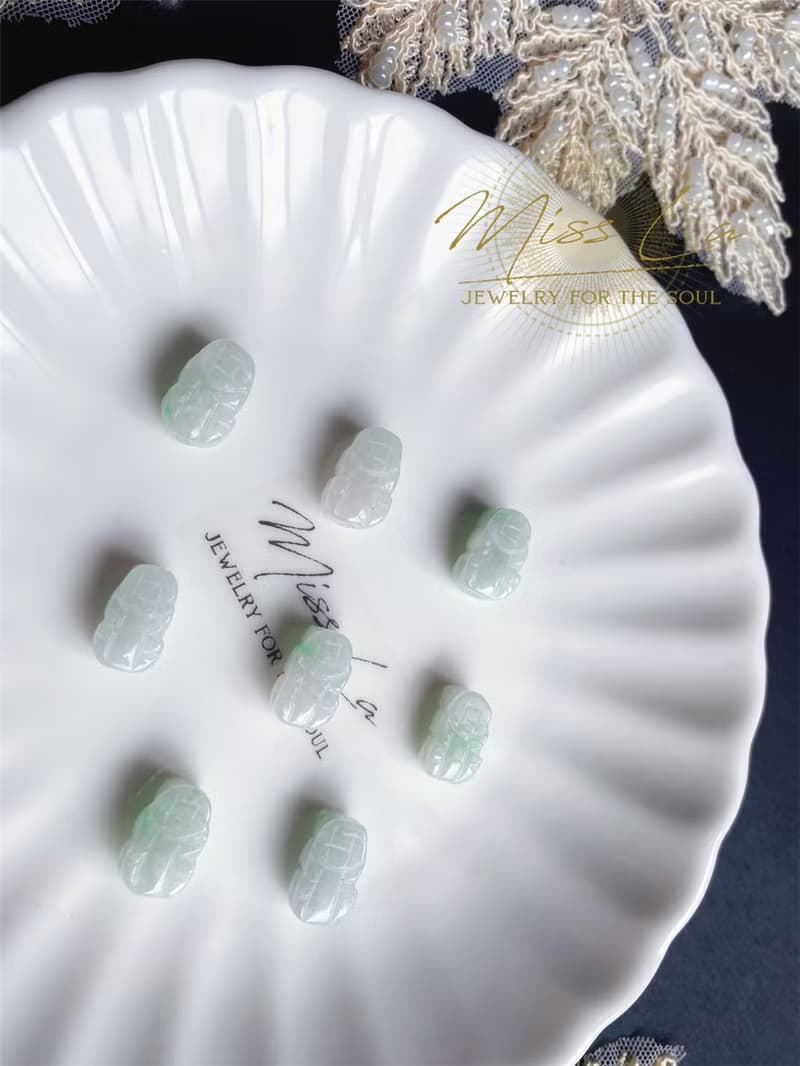 開運 招財 天然緬甸玉 翡翠 貔貅 金髮晶 禮物 水晶 手鍊