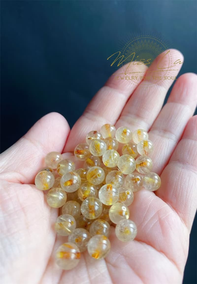 開運 招財 天然緬甸玉 翡翠 貔貅 金髮晶 禮物 水晶 手鍊