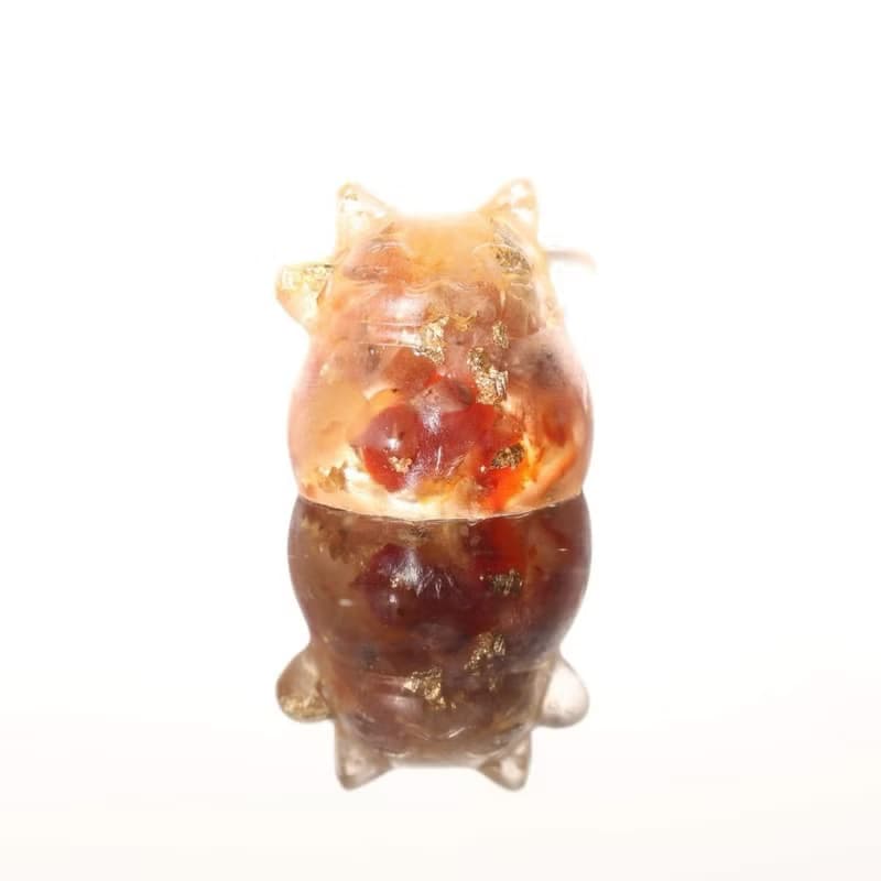 【快速出貨】鴻運當頭日式寶石瑪瑙招財貓小夜燈-財位開運